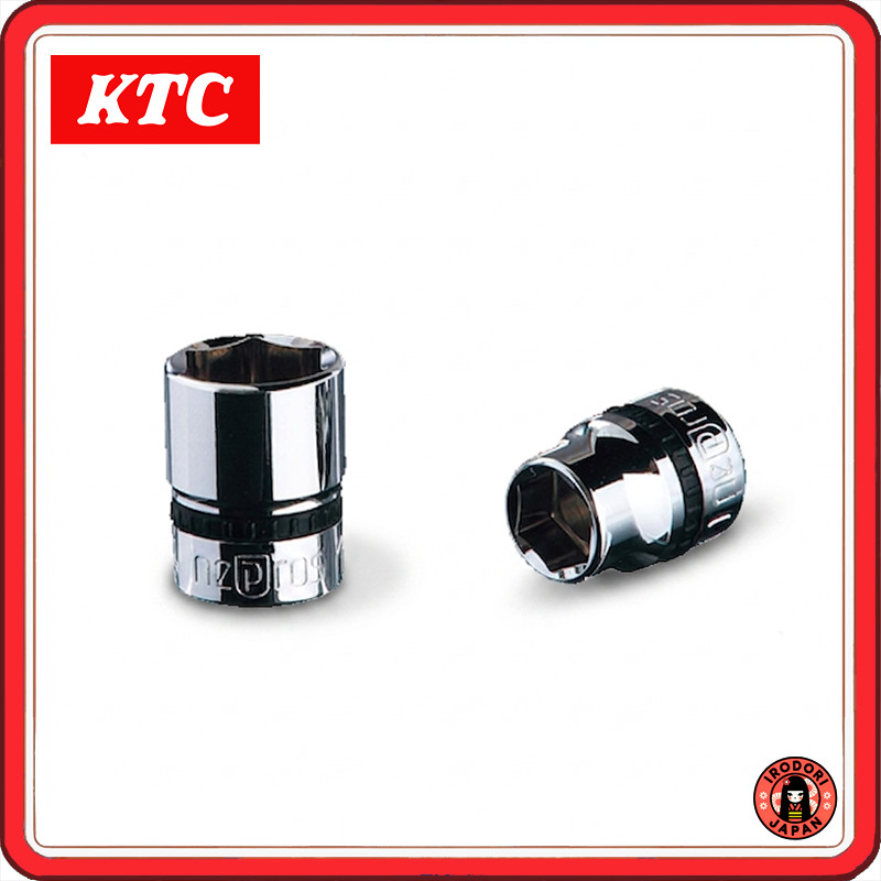 KTC Nepros 3/8" (9.5mm) Drive Socket - Metric Sizes 13 to 24mm (NB3-13 to NB3-24)