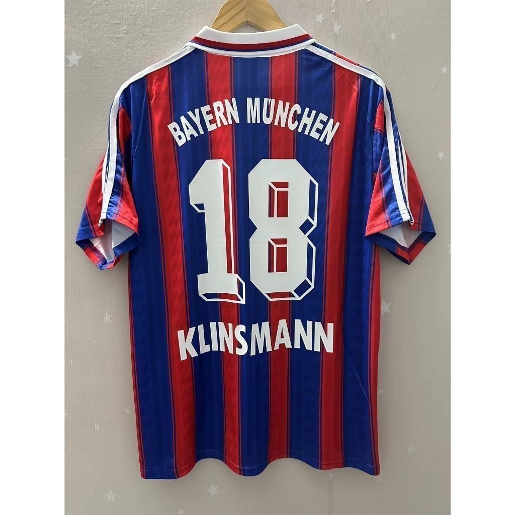 S-XXL 95-96-97 Bayern Munich MMATTHAUS KLINSMAN Nhà Retro Áo Thun Bóng Đá Jerseys