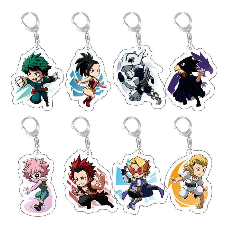 New Style Boku no hero academia Midoriya Izuku All·Might Bakugou Katsuki Cosplay Keychain Accessorie