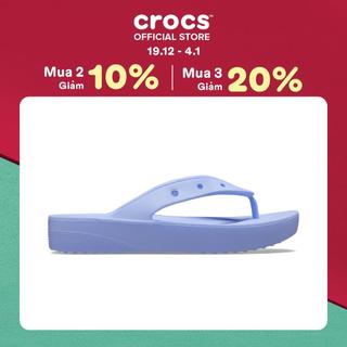  Dép Xỏ Ngón Nữ Crocs Platform Classic - Moon Jelly 