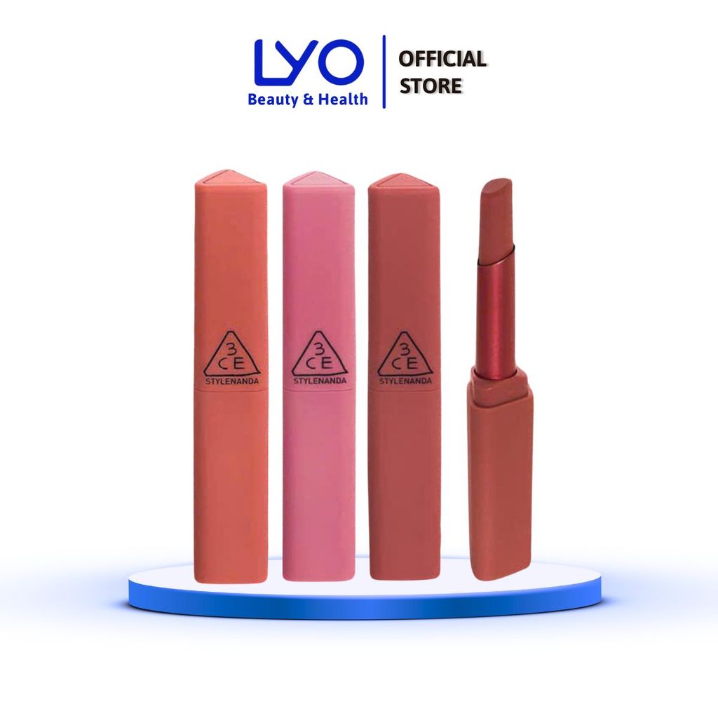 Son Sáp Màu Mịn Lì 3CE Sketch Stick 7g (Mẫu mới) LYO OFFICIAL