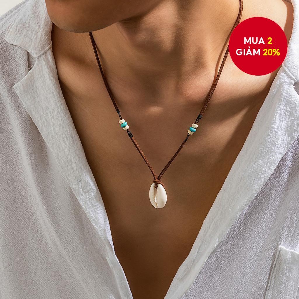 Vòng cổ dây đơn giản mùa hè có vỏ Mặt dây chuyền trang sức bãi biển hợp thời trang Phụ kiện kỳ nghỉ