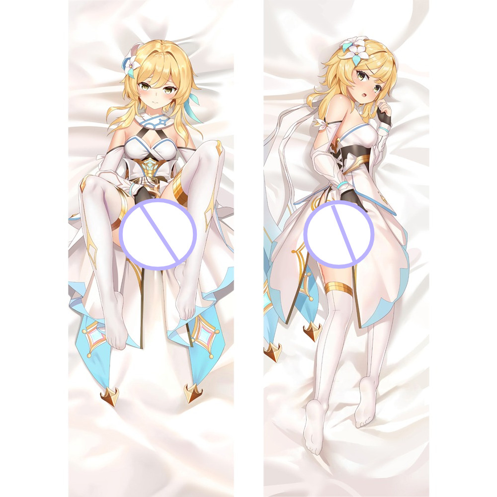 Trò Chơi Genshin Tác Động Ying Du Khách Lumine Dakimakura Gối Ôm Thân Gối Lumine Trang Phục Otaku Né