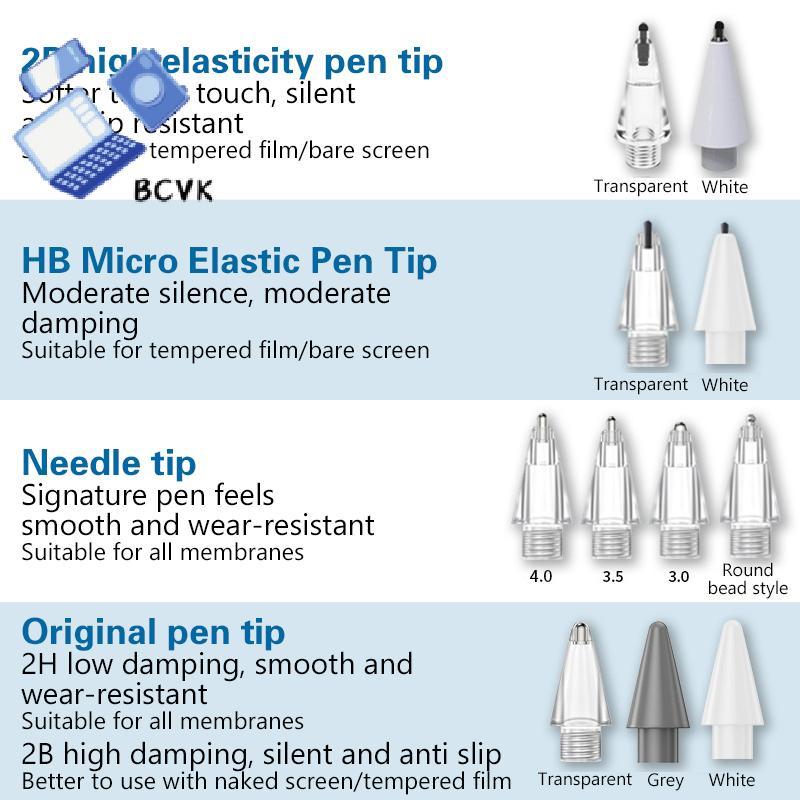 [BCVK] Đầu bút chì có thể thay thế cho Huawei M-Pencil 2nd 3nd Stylus Pen Tip M-pencil 2, 3 thế hệ M