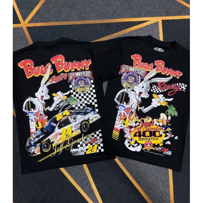 Áo thun Nascar Premium Viral Print Tanam (lụa) Bugs Bunny