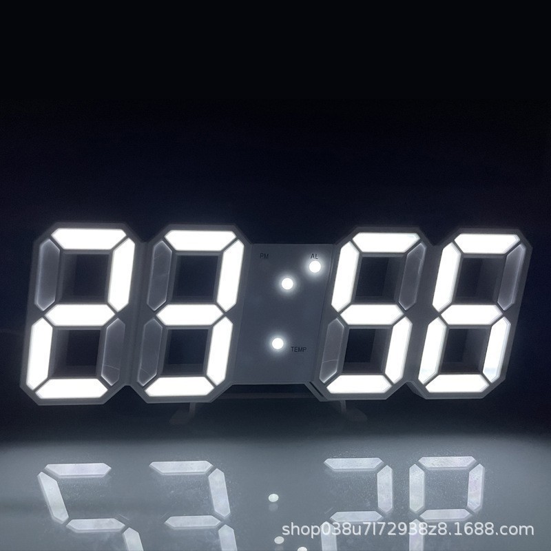 Cross-border best-selling large-screen electronic alarm clock fashion night light LED Alarm Clock St