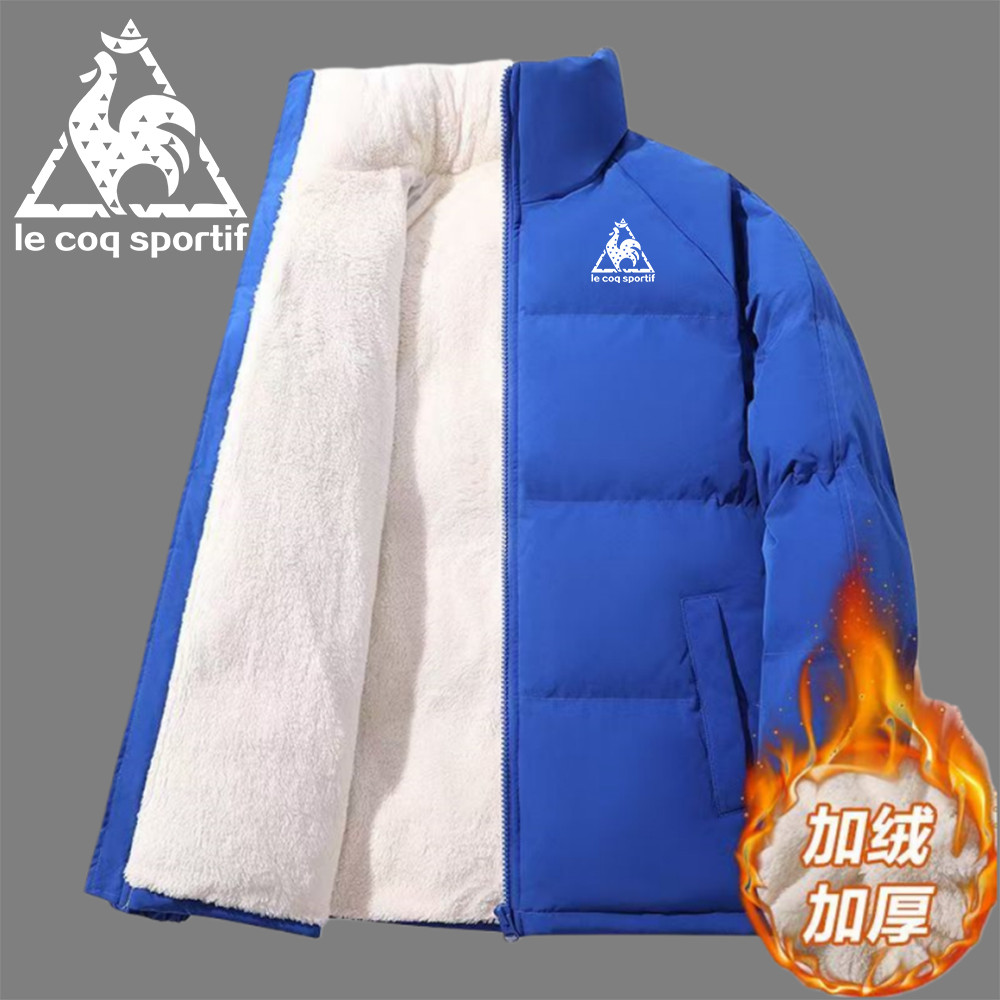 Áo khoác cotton Le Coq Sportif thu đông mới, chống gió và mưa, kích thước lớn, phong cách xe máy