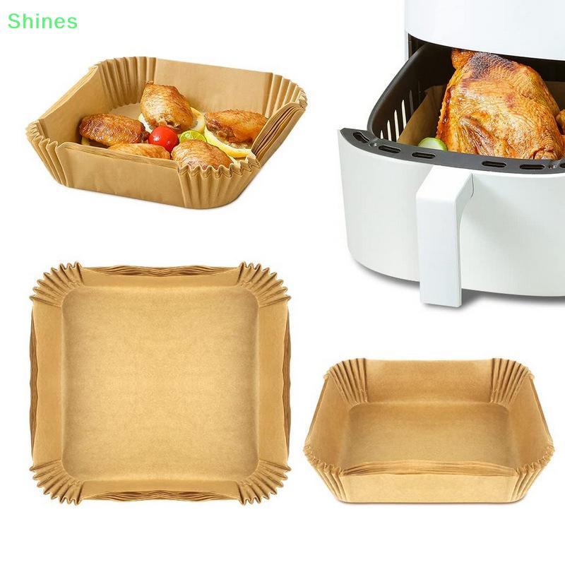 Shines Kitchen Air Fryer Paper Bake Oil-Absorber Air Fryer Accesories Disposabl VN