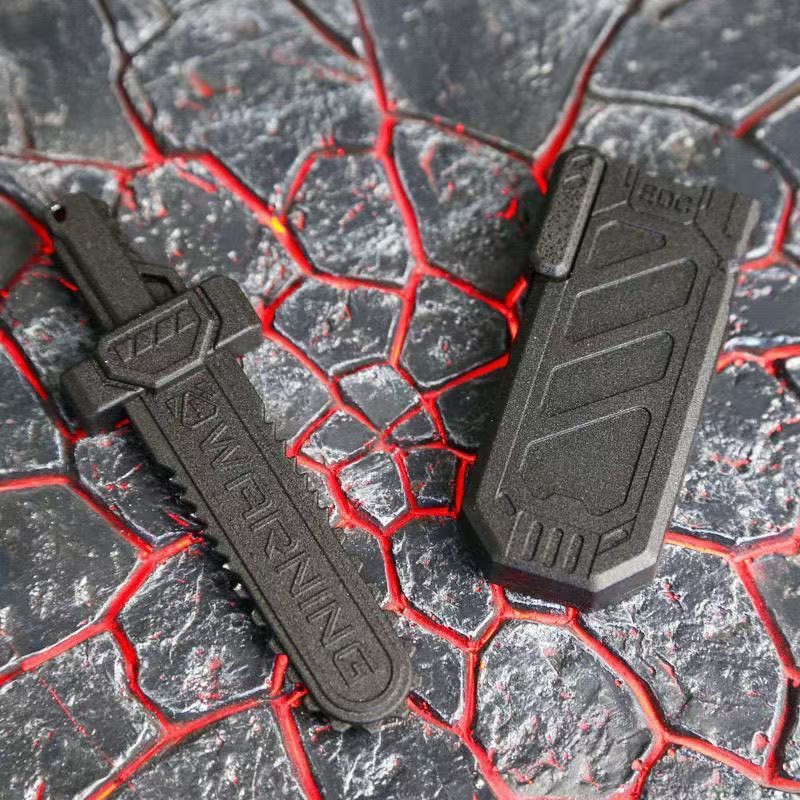 MOT Cracked Hollow Giant Sword Toy EDC Push Portable Press Đồ trang trí Đồ chơi từ tính Thanh kiếm t