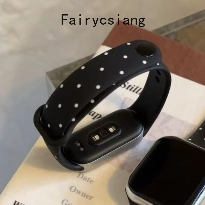 Wave Point In Dây Đeo Cho Xiaomi Mi Band 10 9 8 NFC Vòng Tay Có Thể Thay Thế Cho Mi Band 10 9 Phiên 