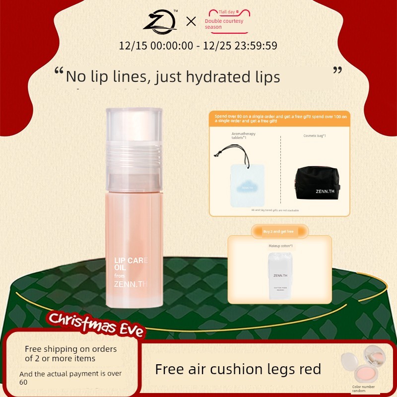 ZENN.TH / zennth White Peach Lip Oil Lip Essence Lip Mask Lip Oil Lip Gloss Dưỡng Ẩm Son Môi Nữ