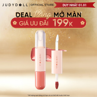  Son Bóng JUDYDOLL 7g 2 Đầu Bóng - Lì Kết Hợp Tráng Gương Dưỡng Ẩm Lấp Lánh Lâu Trôi Mềm Mịn Tint Lì 8 Tiếng Màu Sắc Dễ Thương 