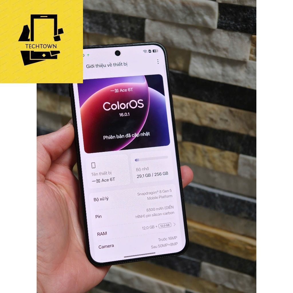 Điện thoại Oneplus Ace 6T, Chip Snapdragon 8 Gen 5, Màn hình 6.83 inch, pin 8300 mAh fullbox likenew | BigBuy360 - bigbuy360.vn
