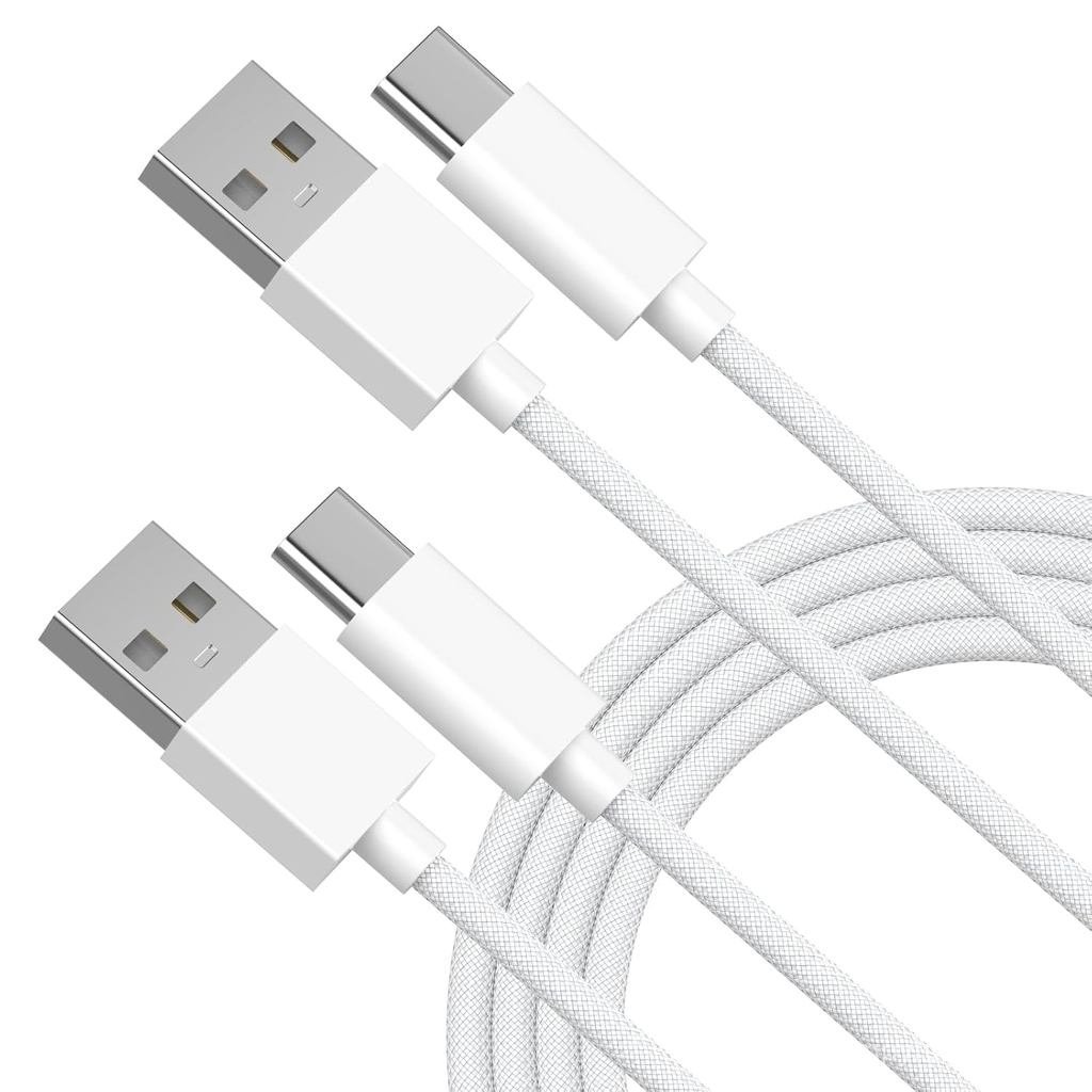 Cáp Carplay Ô Tô Cho iPhone 16 15, 2 Gói 3.3FT Dệt USB A Sang USB C Dây Cáp Sạc Xe Hơi Tương Thích C