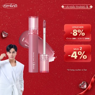   Rom&nd x KOL  Son tint bóng căng mọng Romand Glasting Color Gloss 4g 