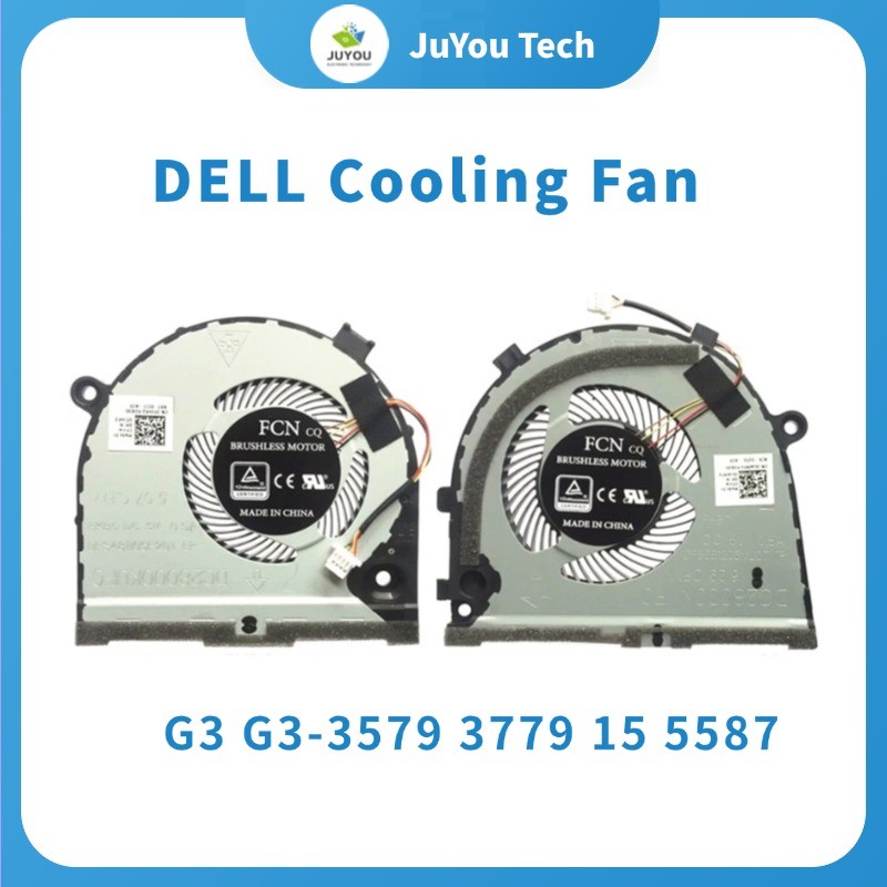 QUẠT GPU CPU cho Dell G3 G3-3579 3779 15 5587 Bộ làm mát quạt làm mát dòng 0TJHF2 TJHF2 0GWMFV GWMFV