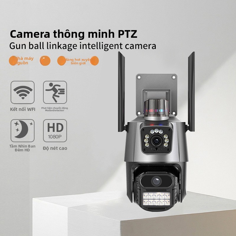 Camera V380 Ngoài Trời HD – WiFi 4G Giám Sát Nhà Nhìn Đêm Màu Camera An Ninh
