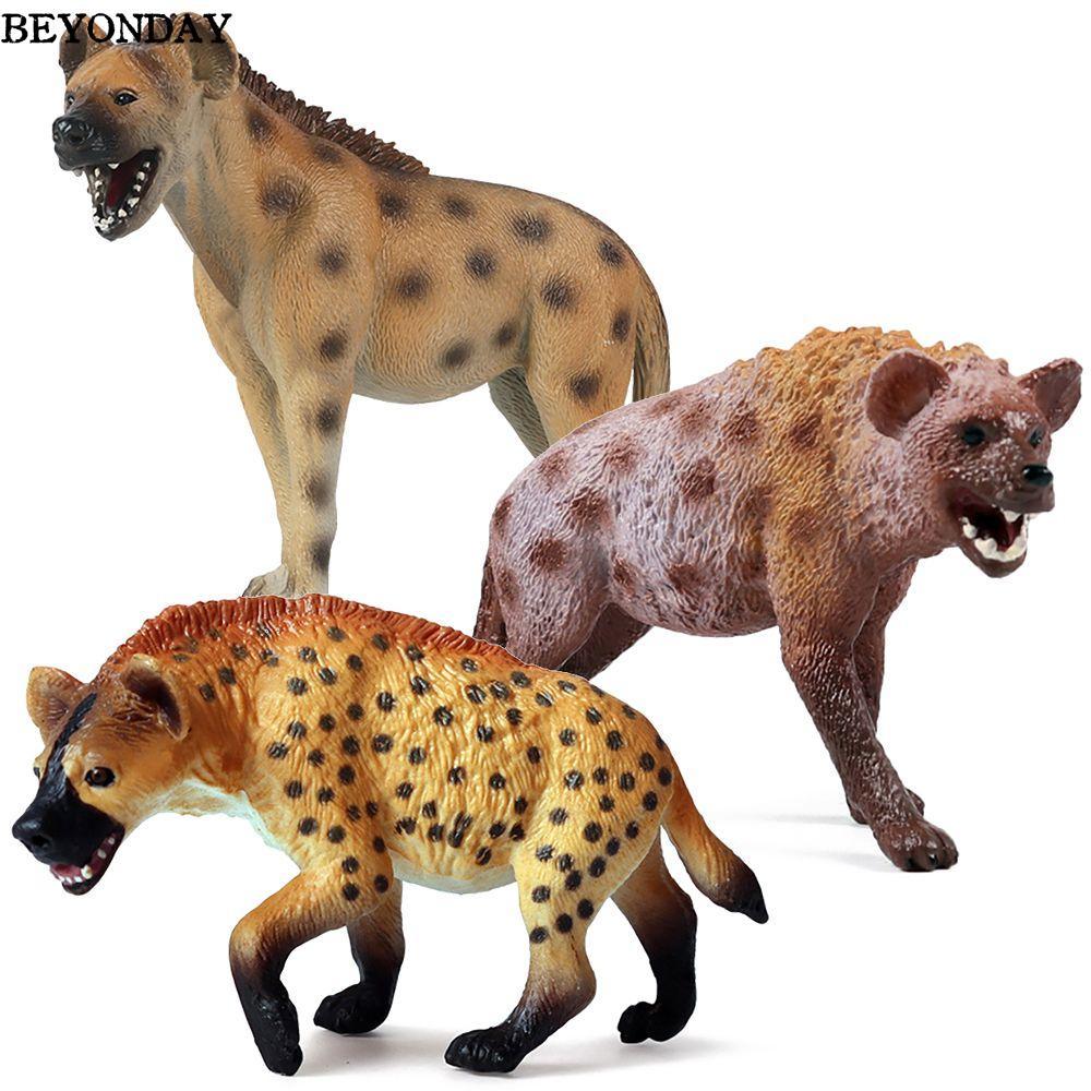 BEYONDAY Spotted Hyena Mô hình Khoa học & Trẻ em Nhận thức Quà tặng Mô phỏng Động vật hoang dã