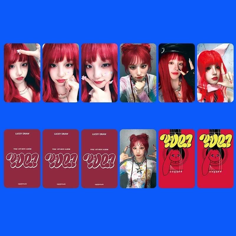 GIDLE Nữ Bé YUQI Song Yuqi SOLO Vẽ Bài Hát WITHMUU Quà Tặng Đặc Biệt Photocard Tự In YUQ1GIDLE Búp B