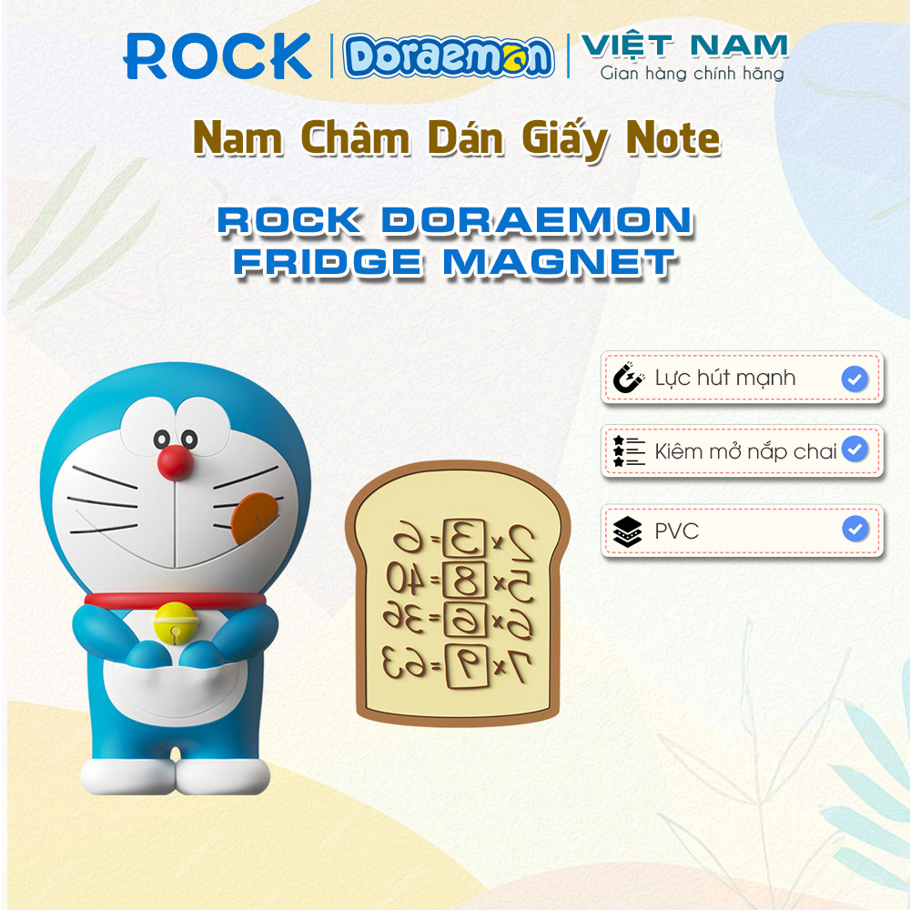 Nam Châm Dán Giấy Note ROCK Doraemon Fridge Magnet