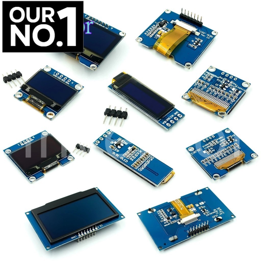 0.91inch 0.96 inch Oled IIC Serial White OLED Display Module 128X64 I2C SSD1306 12864 Bảng Màn Hình 