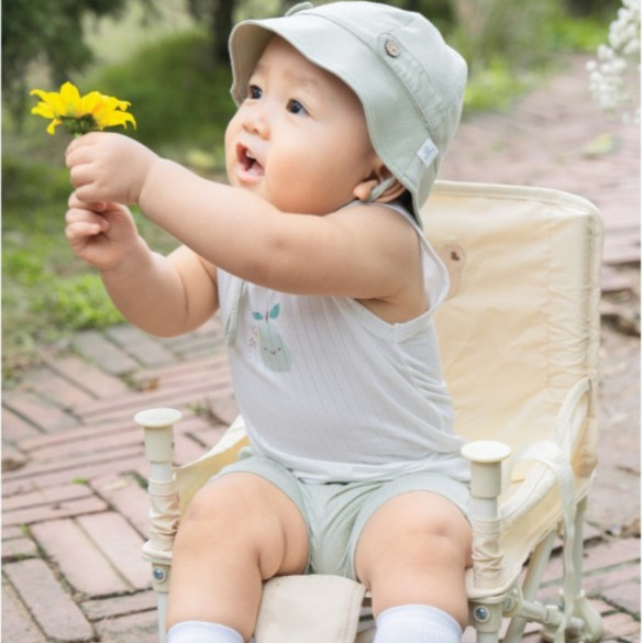 BU Baby (6M-5Y) Bộ sát nách cổ tròn cho bé yêu Molist - BMD140403 | Quần áo Bubaby