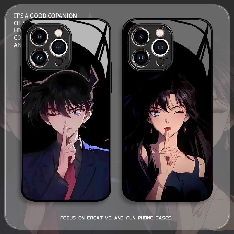 2026 Sản phẩm mới Thích hợp cho Apple promax Detective Conan Vỏ điện thoại iphone Shin Lan Shinichi 