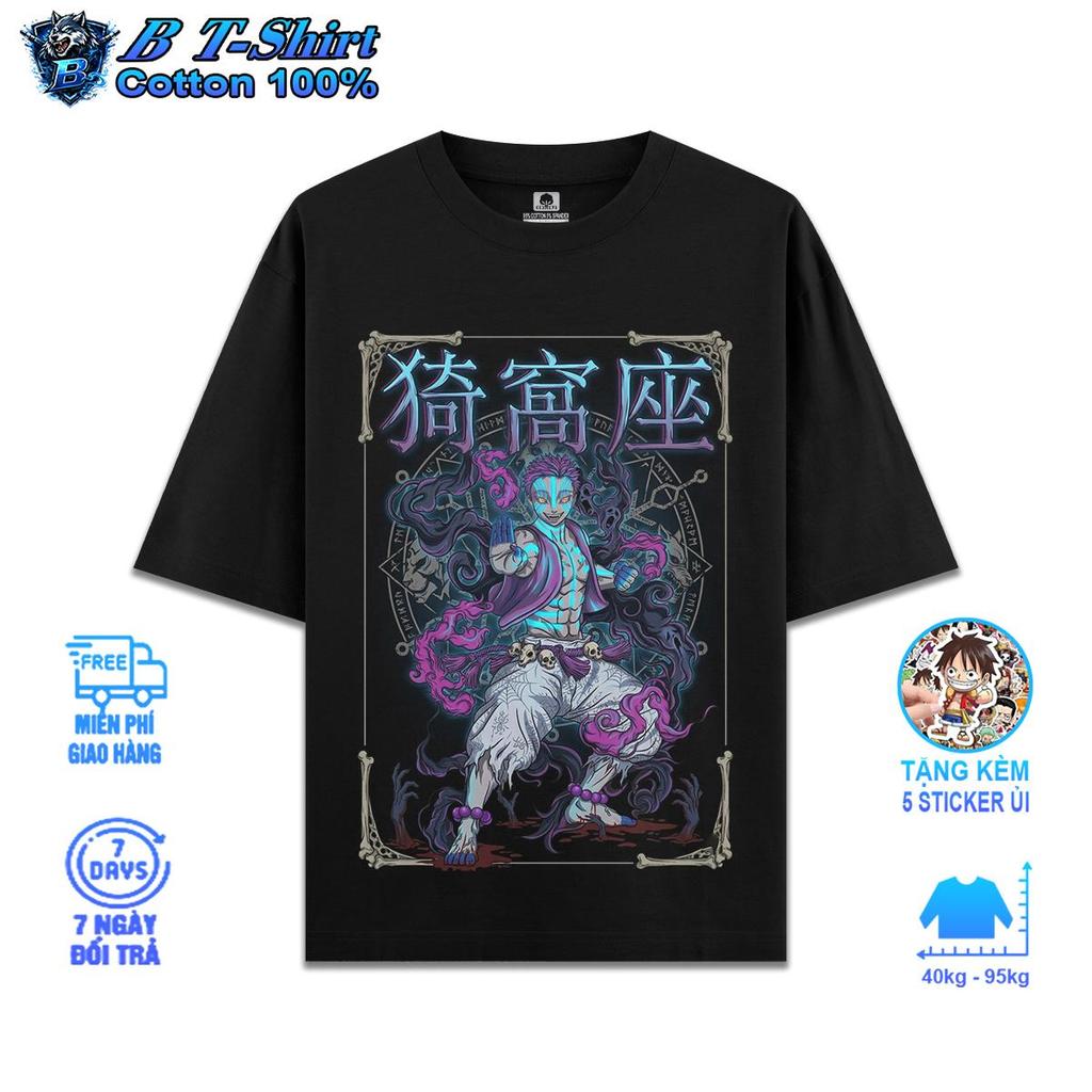 Áo Thun Cotton Anime Azaka Jujut kaisen Vải Cotton Xịn Form Oversize size Từ 40-95kg ,B T-shirt