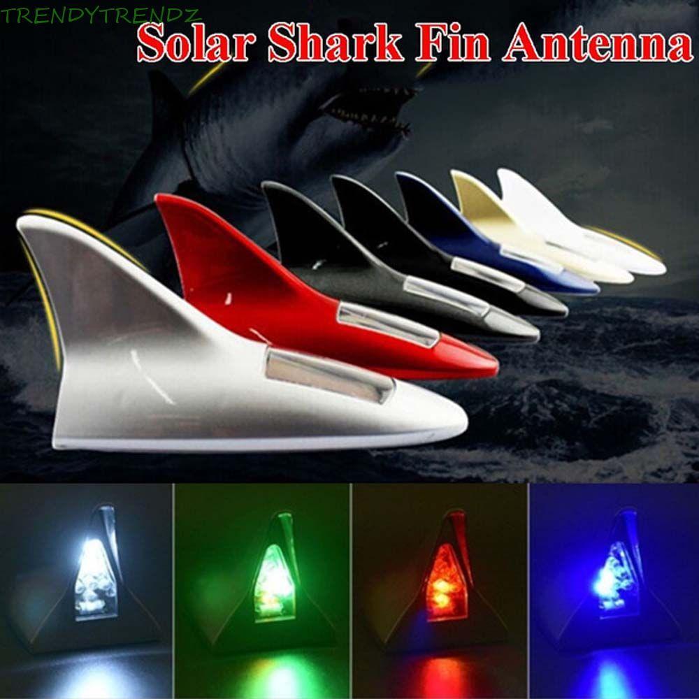 TENDYTRENDZ Ăng-ten vây cá mập năng lượng mặt trời An toàn chống tĩnh điện Đèn sửa đổi Voiture Đèn đ