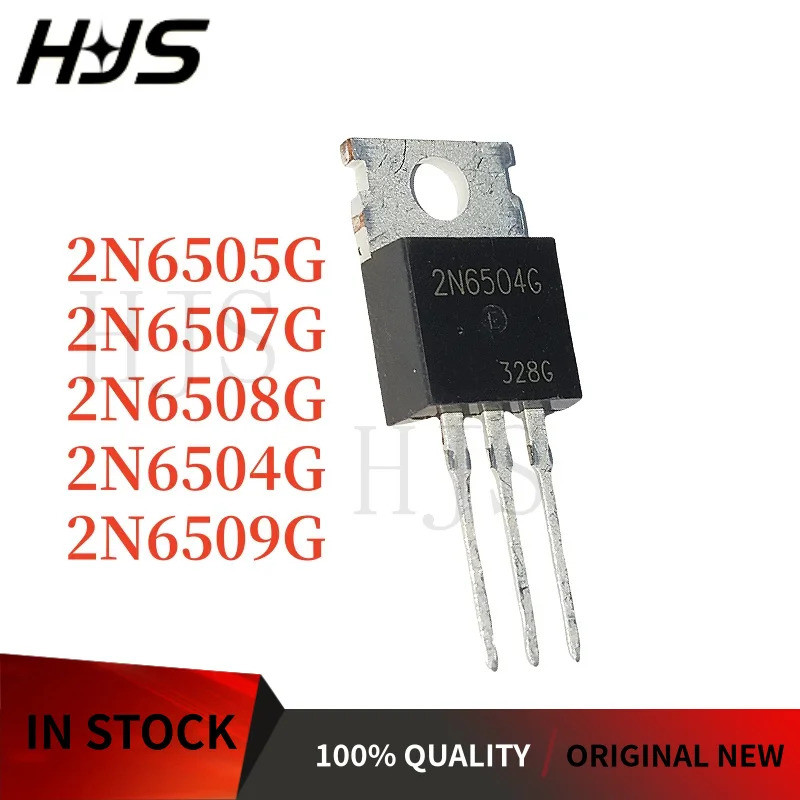 10 CÁI 2N6509G TO-220 2N6508G 2N6507G 2N6505G 2N6504G 2N6508 2N6507 2N6505 2N6504 2N6509 TO-220 Tran