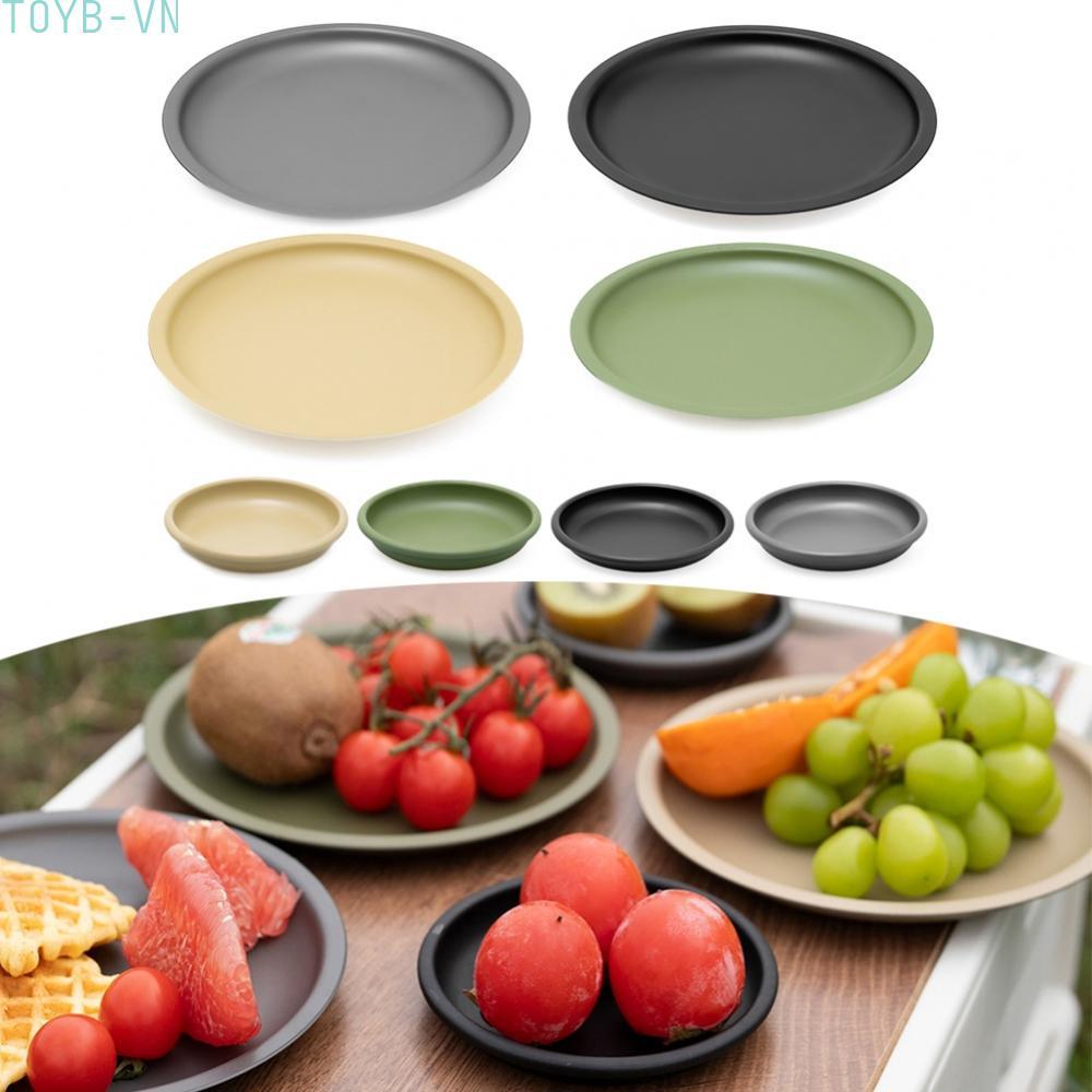 【TOYBOX】Aluminum Alloy Small Dish Plate for Camping and Hiking Nonstick Surface