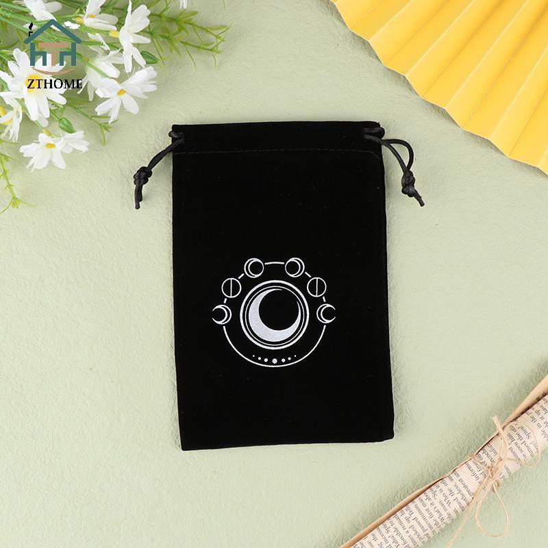 [ZTHOME] 1 Túi đựng thẻ Oracle Velvet 's Runes Chòm sao Phù thủy Bói toán Phụ kiện trang sức Túi xúc