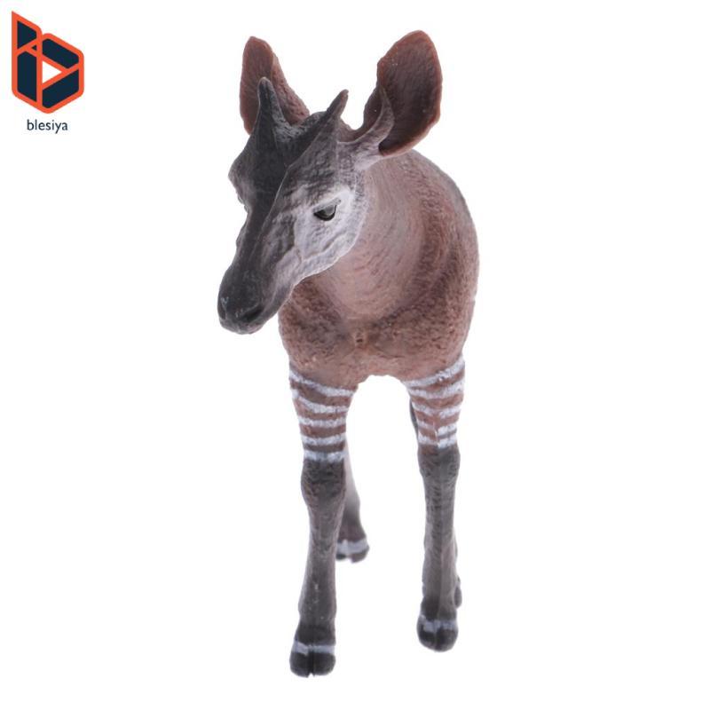 Thực Tế Okapi Động Vật Hoang Dã Hình Tượng Mô Hình Hành Động Nhân Vật Đồ Chơi Trẻ Em Quà Tặng