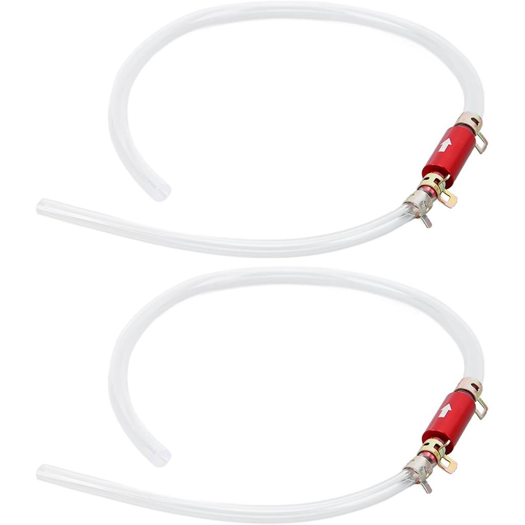 1 Cặp Ống Chảy Máu Phanh, Một Chiều Kiểm Tra Ống Phanh Chảy Máu Bộ Ống 6MM Dài Chảy Máu Bộ Dụng Cụ Đa Năng Cho Xe Máy Ô Tô