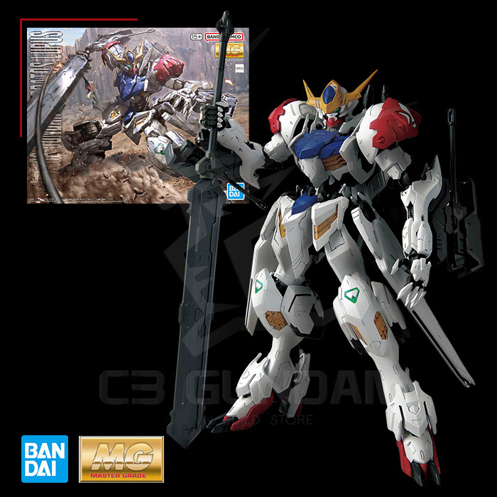 [BANDAI] MÔ HÌNH MG 1/100 Gundam Barbatos Lupus Iron Blood Orphans C3 Gundam & TCG