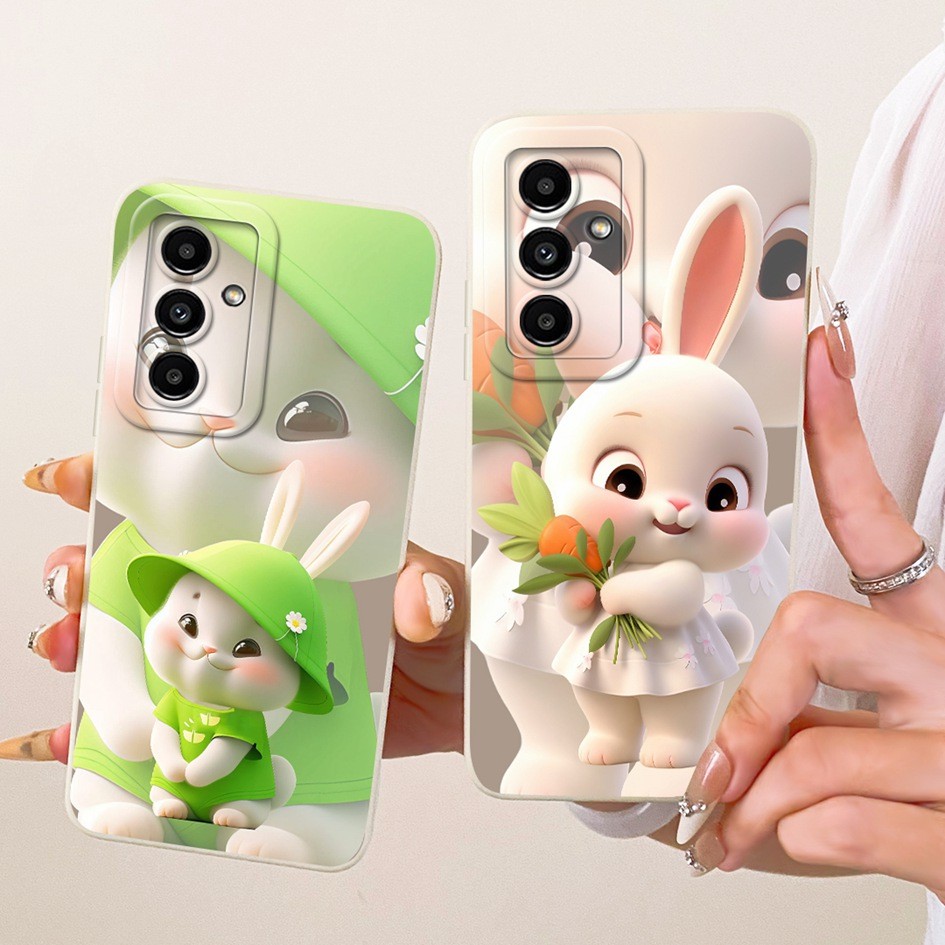 Dành Cho Samsung Galaxy M14 5G Ốp Lưng SM-M146B Thỏ Đáng Yêu Hoạt Hình Silicon Mềm Dành Cho Samsung 