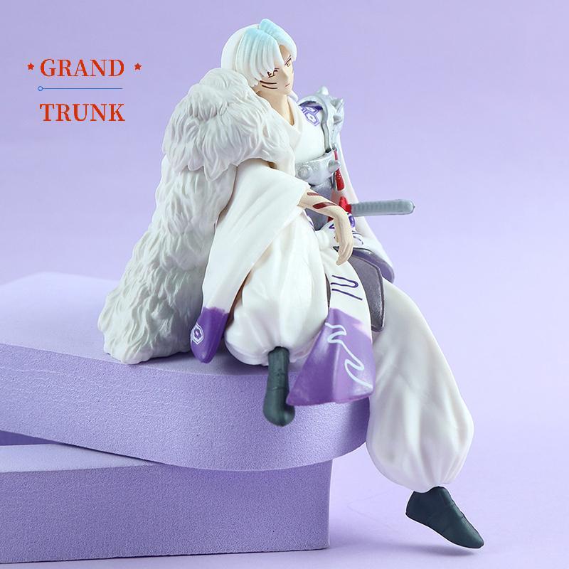 [GRAND-t] 13cm Anime Inuyasha Hình Inuyasha Kikyō Sesshoumaru Higurashi Kagome PVC Nhân Vật Hành Độn