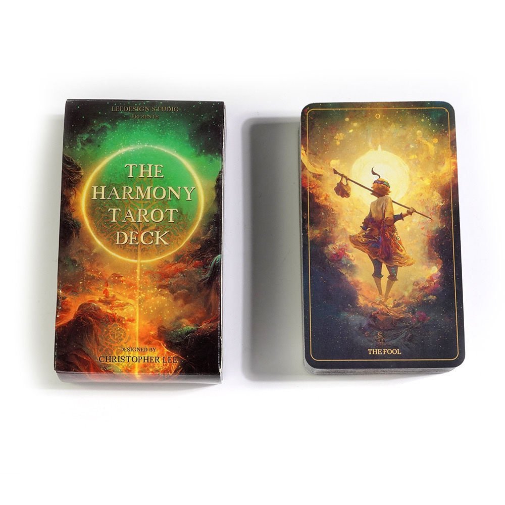 Harmony Bầu Trời Đầy Sao taluo taluo Kích Thước Nhỏ Tarot Tarot Tin Box khoai môn Waite Series Board