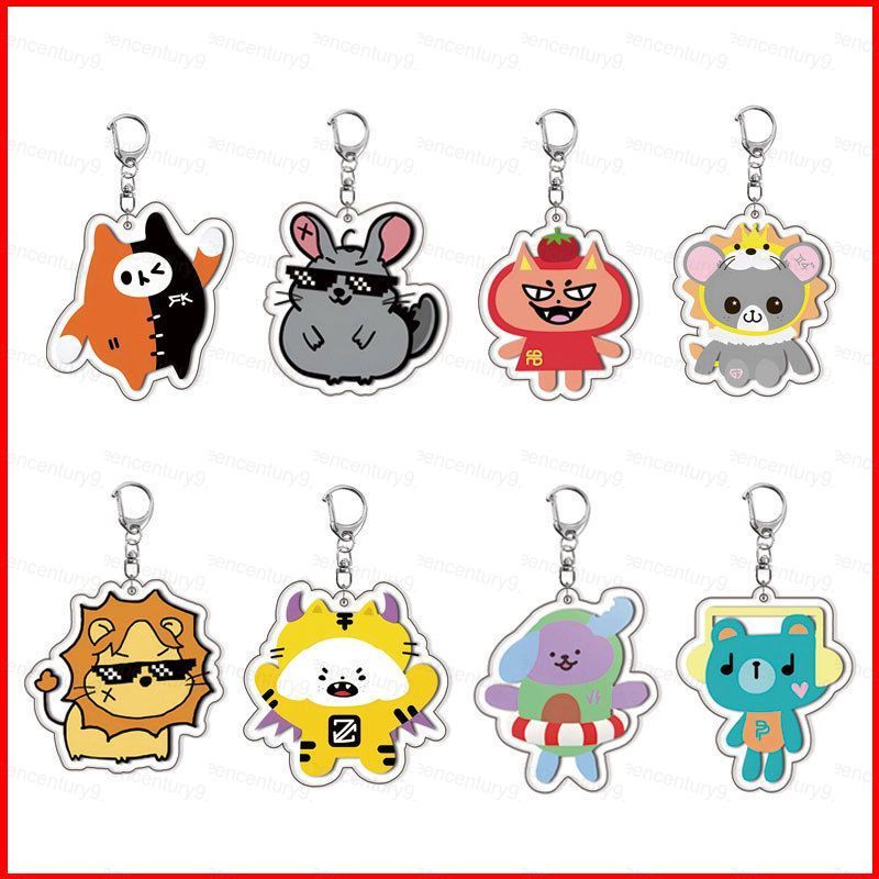 GC9 TOMAFOX Acrylic Móc Khóa Jaidee Hoạt Hình Mặt Dây Chuyền GMMTV CP Túi Phụ Kiện Ngôi Sao Anime Ng