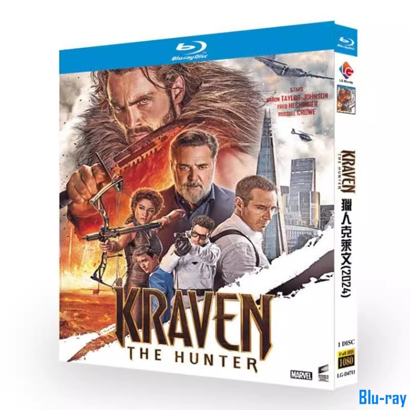 [THƯƠNG HIỆU MỚI SEALED] Phim Mỹ Kraven the Hunter (2024) 1 Đĩa Blu-ray Đóng Hộp