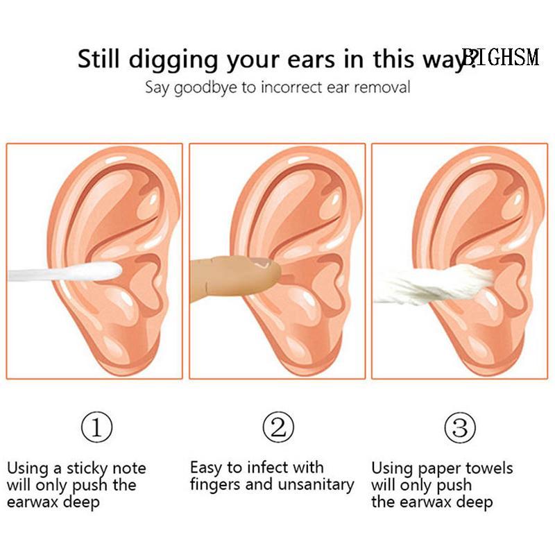 BIGHSM Ear Wax Pickers Cleaner Thép không gỉ Earpick Wax Remover Curette Care Ear Pick Cleaner Ear C