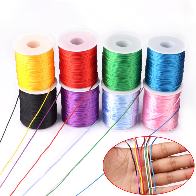 DIY Handmade Craft Cord No.72 Jade Thread cho vòng tay Vòng cổ Mặt dây chuyền Phụ kiện