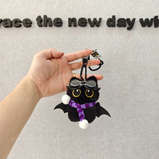 Dễ Thương Mắt To Quỷ Nhỏ Mèo Đen Sang Trọng Búp Bê Móc Khóa Hoạt Hình Búp Bê Nhỏ Mặt Dây Chuyền Túi Quà Tặng