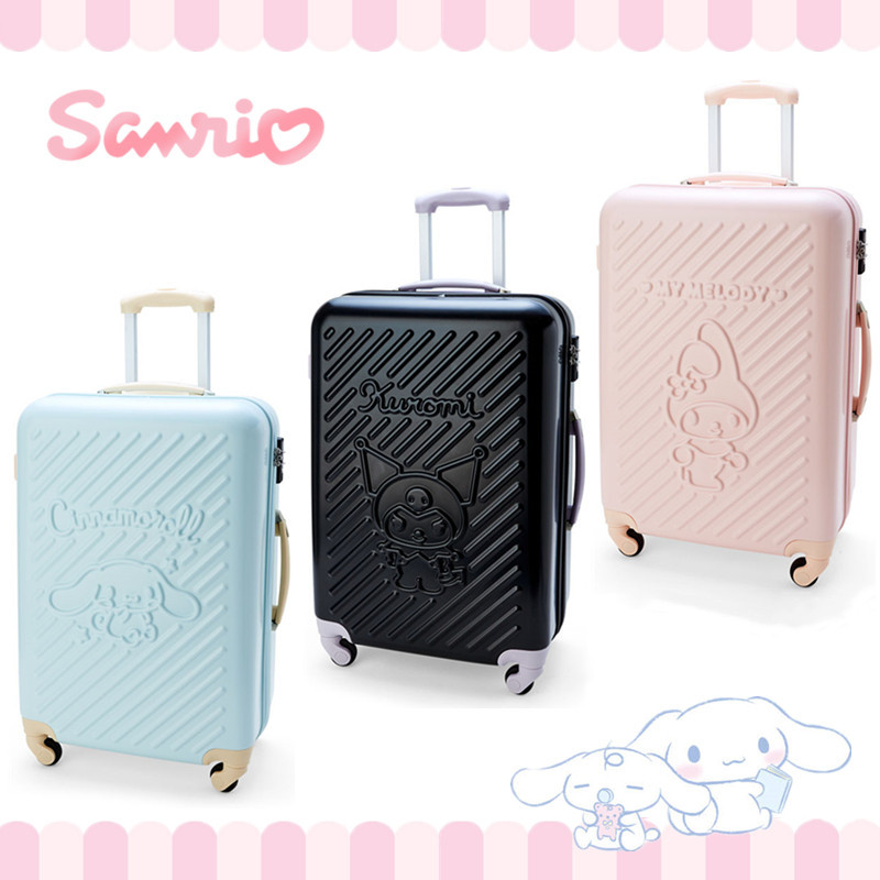 Nhật Bản Sanrio Melody Quế Chó Kuromi Vali Lên Máy Bay Dễ Thương Xe Đẩy Vali Vali 80cm