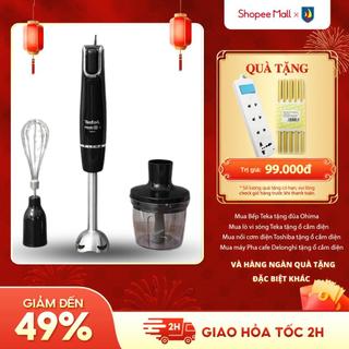  Máy xay sinh tố cầm tay Tefal HB943838  Công suất 1000W - Cối lớn 0.8 nhỏ 0.5 lít - Hàng chính hãng 