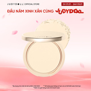  JUDYDOLL Phấn Nén Kiềm Dầu Chống Nước Che Phủ Toàn Diện Makeup Tự Nhiên Lâu Trôi Soft & Velvet Matte Powder Foundation 