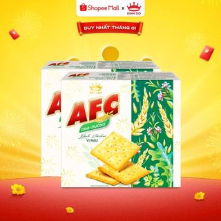  Combo 2 Hộp Bánh Quy Dinh Dưỡng AFC Tết 2026 Vị Rau 279.5g 