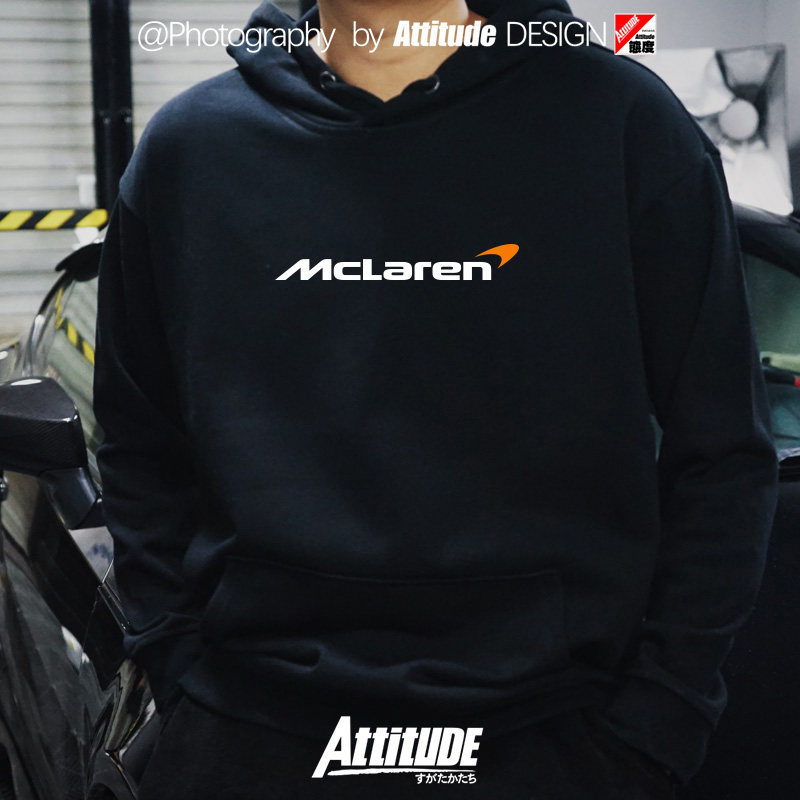Thái độ Thái độ Mclaren F1 Công thức Đội đua Đồng phục Mclaren Thu Đông Áo có mũ trùm đầu