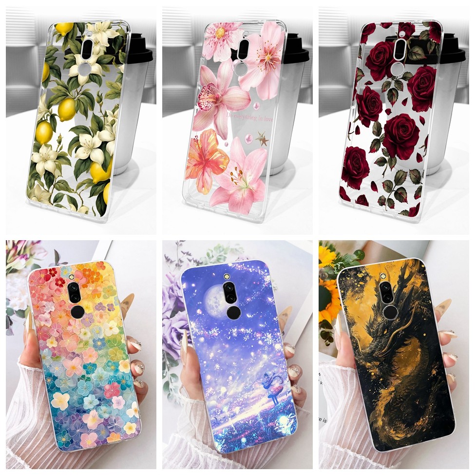 Ốp Lưng Trong Suốt Cho Redmi 8 Mèo Dễ Thương Thời Trang Bướm Sơn Ngộ nghĩnh Vỏ M1908C3IC MZB8255IN M