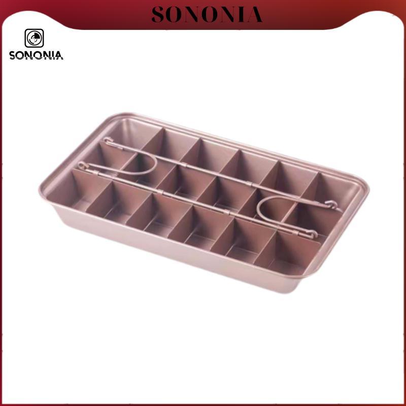 SONIA Brownie Nướng Chảo Tự Chế Bánh Dụng Cụ Làm Bánh Phô Mai Mô Hình Nướng Bánh Brownie Chảo Browni